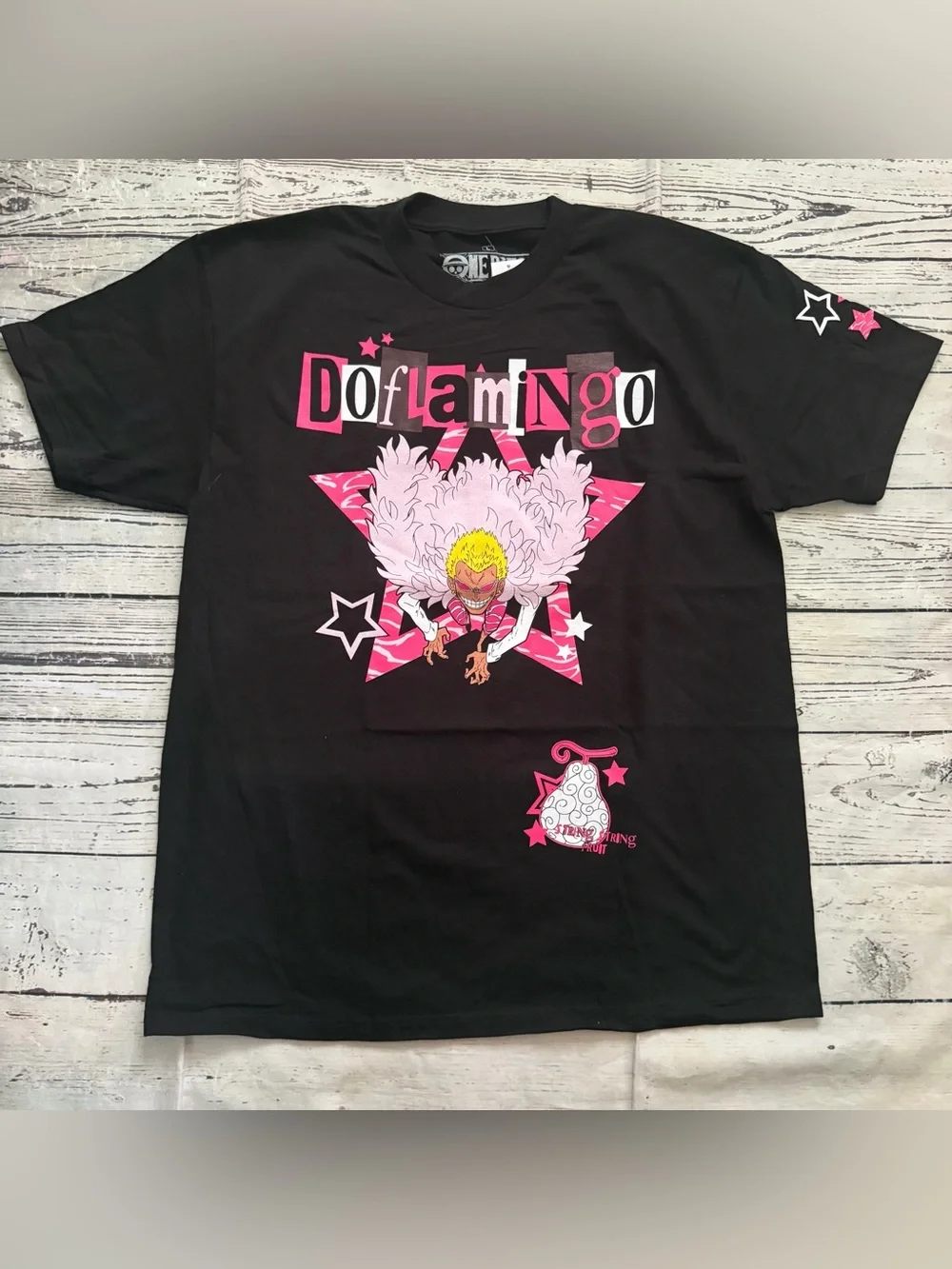 One Piece Doflamingo Star Portrait T-Shirt - BoxLunch Exclusive